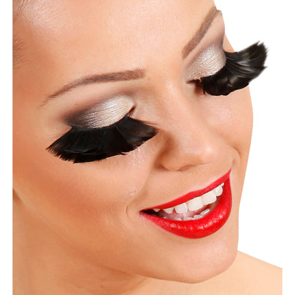Schwarze Fake Lashes