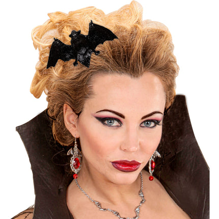 Fledermaus Haarspange Glitter
