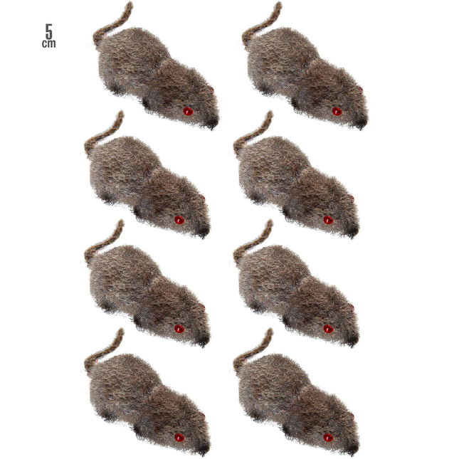 Halloween Fake Maus 5cm 8Stück