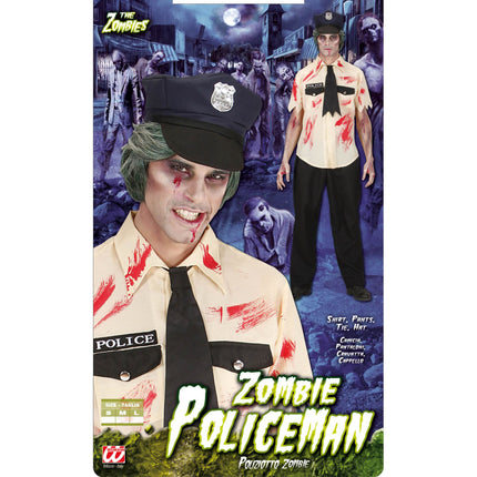 Halloween Kostüm Zombie Polizei