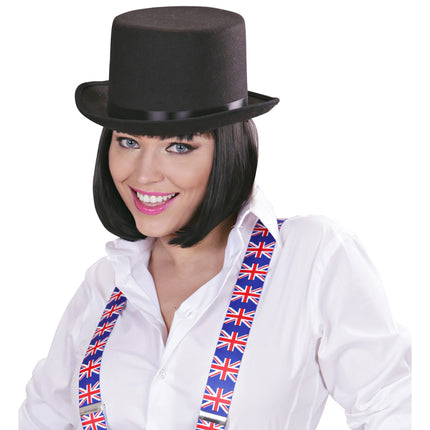 Schwarzer High Hat Filz