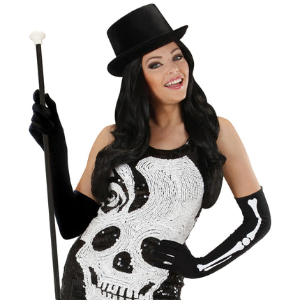 Halloween Handschuhe Knochen