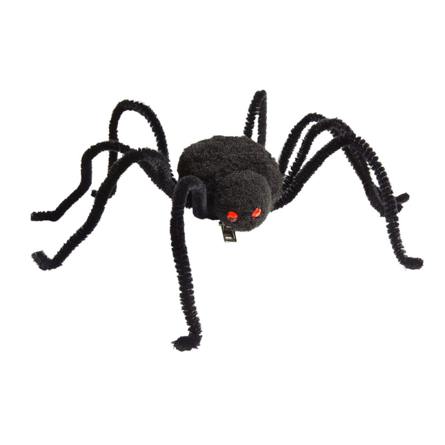 Halloween Haarspange Schwarze Spinne
