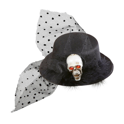 Halloween Hut Totenkopf Mini