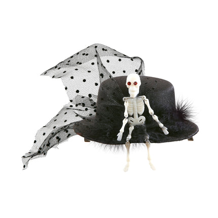 Halloween Hut Skelett