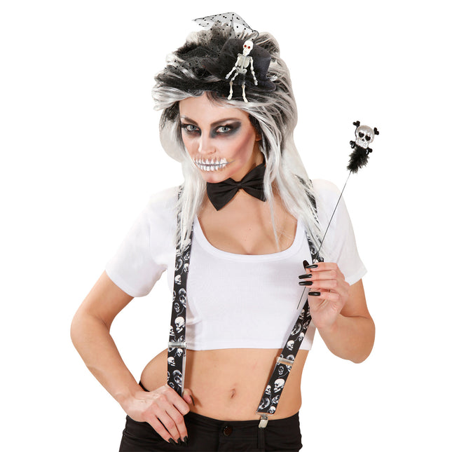 Halloween Hut Skelett