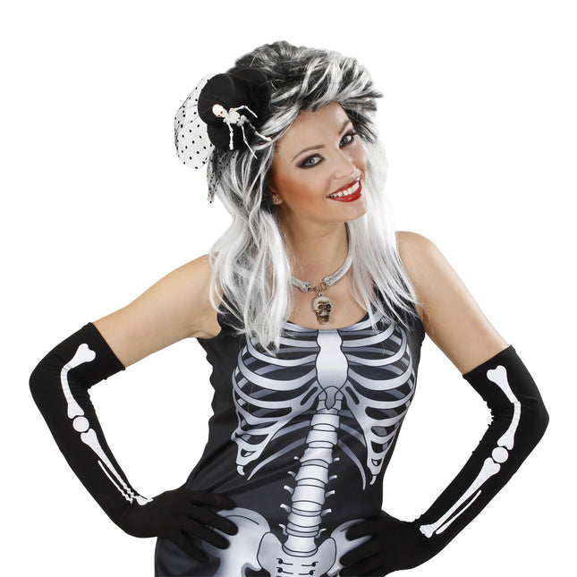 Halloween Hut Skelett