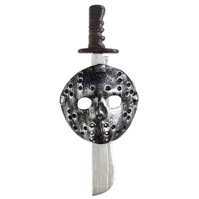 Halloween Accessoire Set Maske und Machete 2 Stück