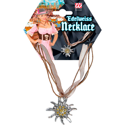 Oktoberfest-Halskette Edelweiss