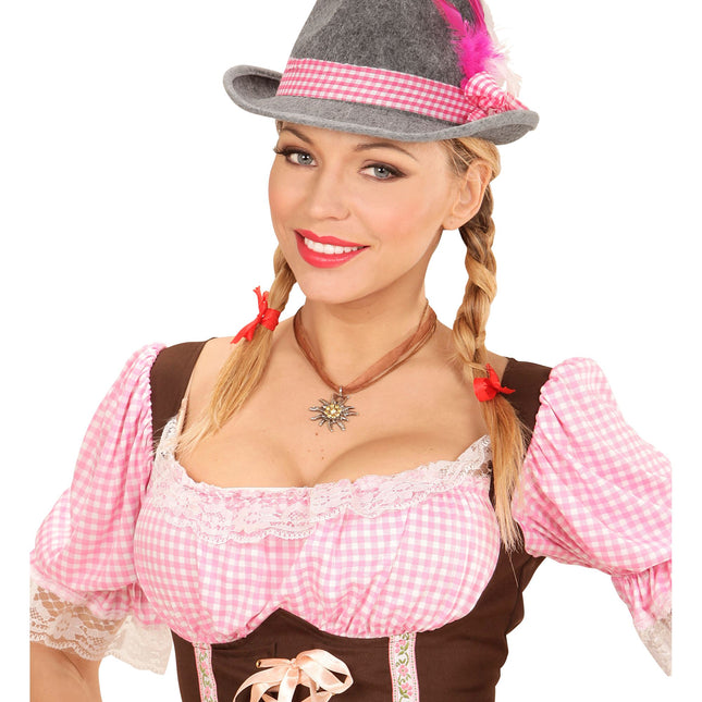 Oktoberfest-Halskette Edelweiss