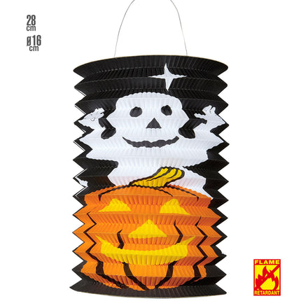 Halloween Laterne Kürbis und Geist