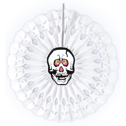 Weißer Fächer-Totenkopf 50cm