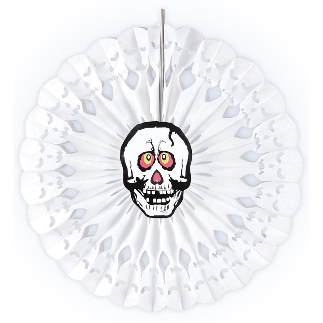 Weißer Fächer-Totenkopf 50cm