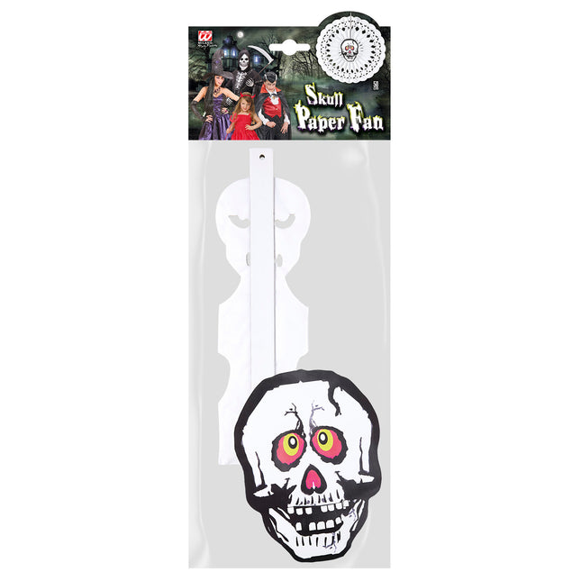 Weißer Fächer-Totenkopf 50cm