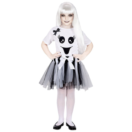 Halloween Kleid Mädchen Skelett