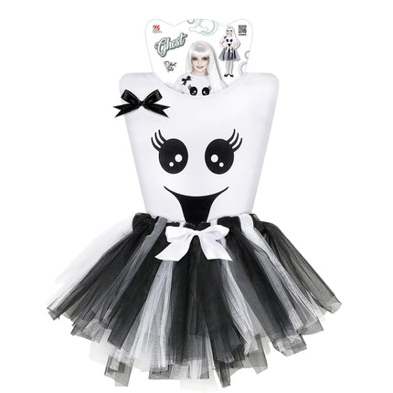 Halloween Kleid Mädchen Skelett