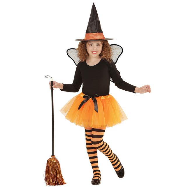 Halloween Accessoires Set Kind Hexe 3 Stück