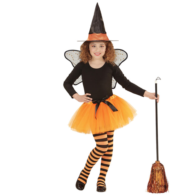 Halloween Accessoires Set Kind Hexe 3 Stück