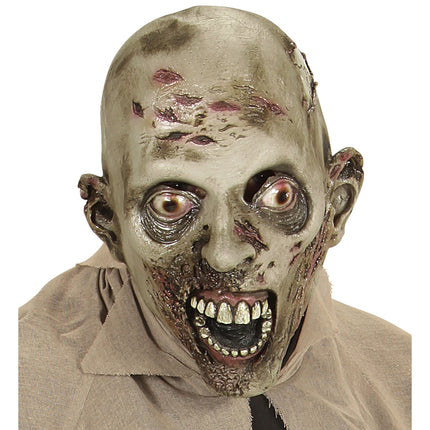 Halloween Maske Grüner Zombie