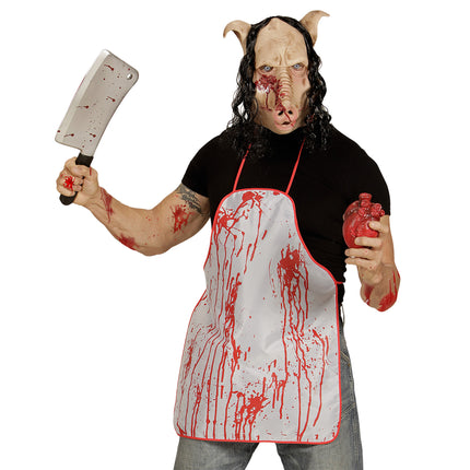 Halloween Maske Beige Schwein