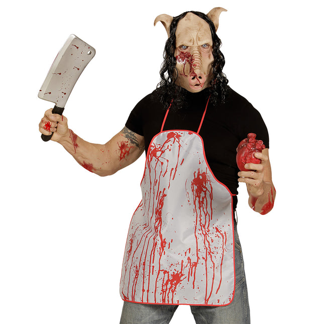 Halloween Maske Beige Schwein