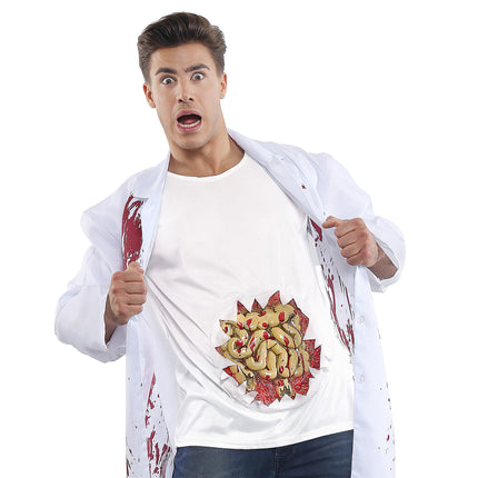 Halloween Shirt Männer Eingeweide