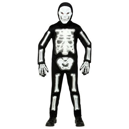 Halloween Kostüm Kind Skelett 3D