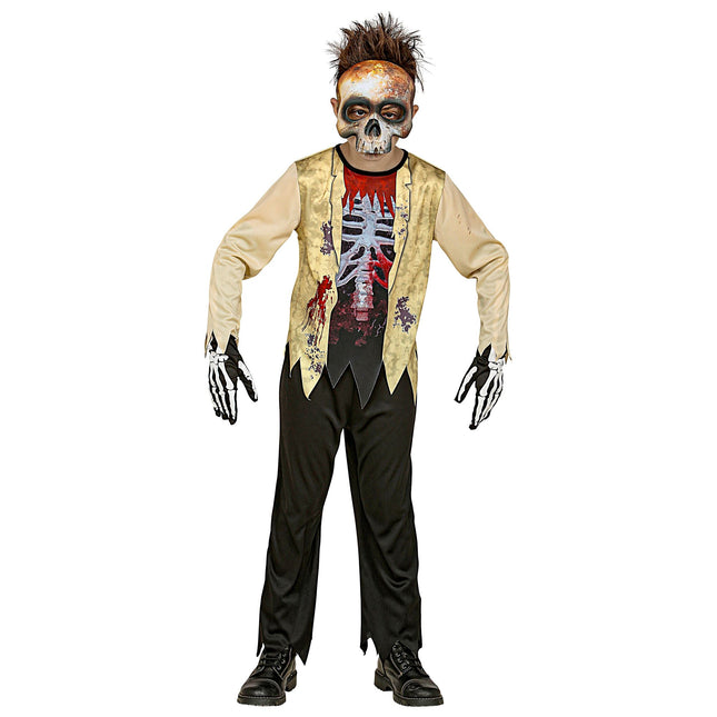 Halloween Kostüm Junge Zombie Skelett