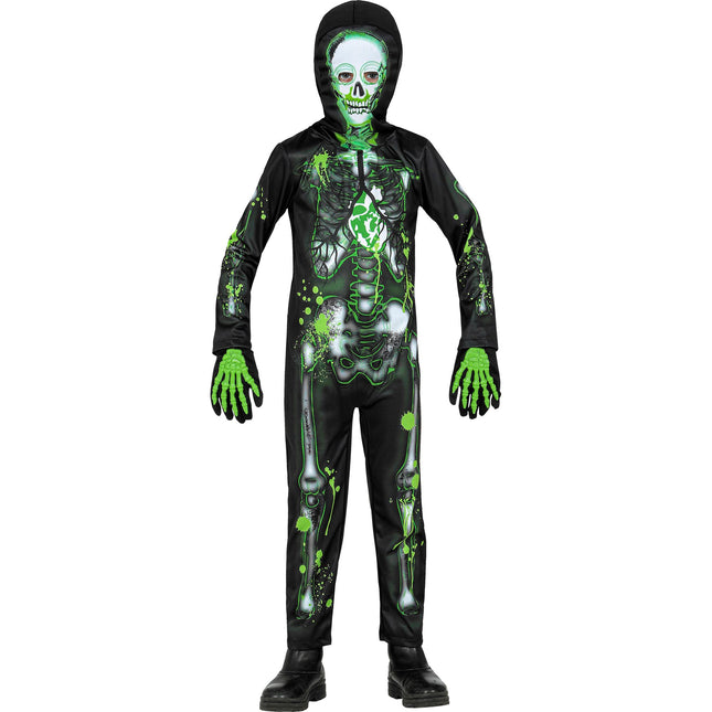 Halloween Kostüm Kind Giftiges Skelett
