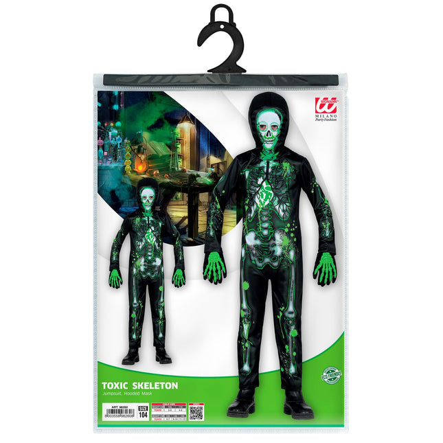 Halloween Kostüm Kind Giftiges Skelett