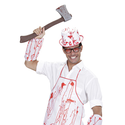 HOLZAXT MIT BLUT