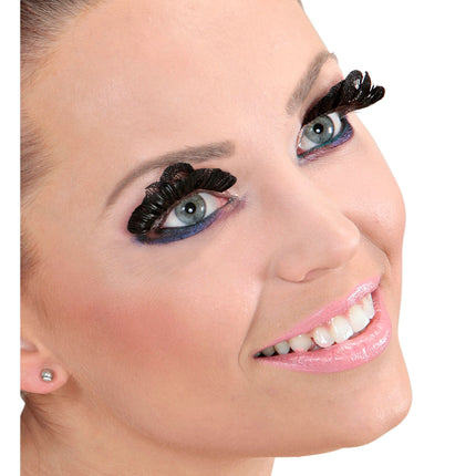 WIMPERN SCHWARZ, SPITZE