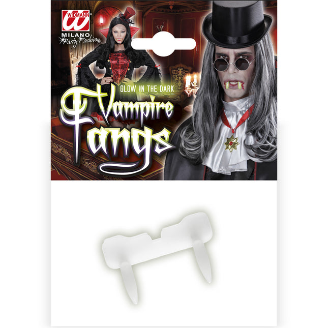 VAMPIRZAHN LEUCHTET IN DER DUNKELHEIT