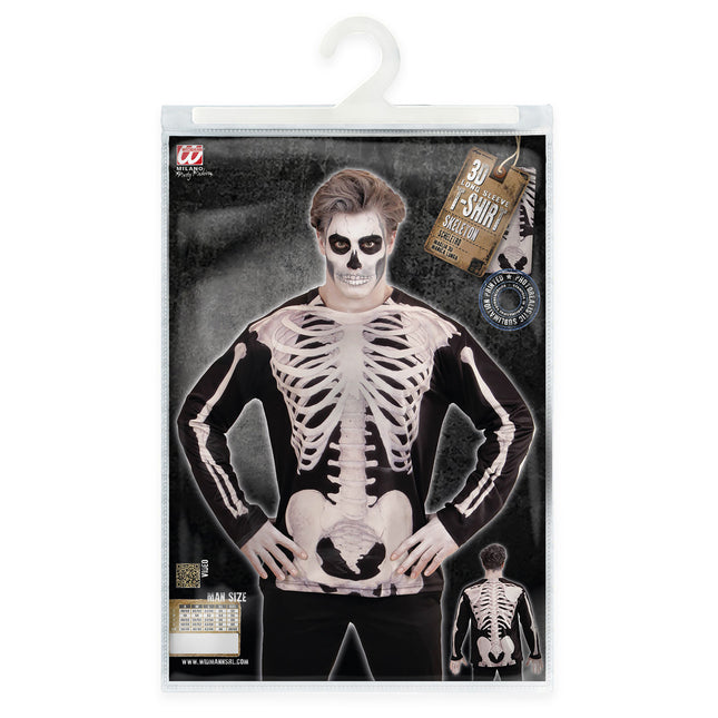 Halloween Shirt Herren Skelett