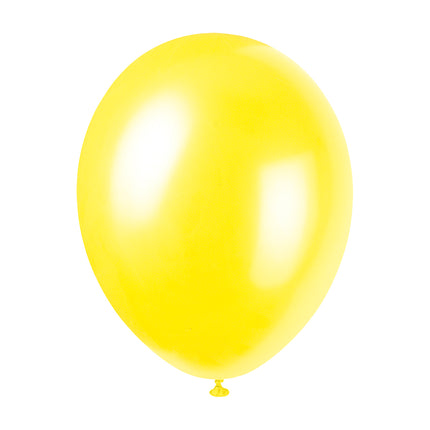 Gelbe Ballons Gloss 30cm 10Stk