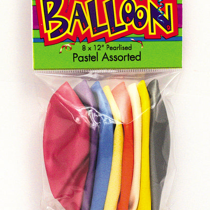 Bunte Ballons 30cm 8Stück