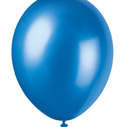 Blaue Ballons Cosmic Gloss 30cm 10 Stk