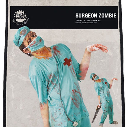 Zombie Halloween Kostüm Männer Chirurg