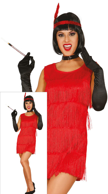 Charleston Kleid Rot Damen