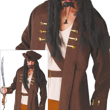 Piratenkostüm braun