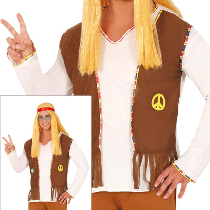 Hippie Kostüm Braun