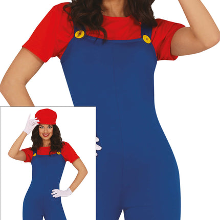 Super Mario Kostüm Damen