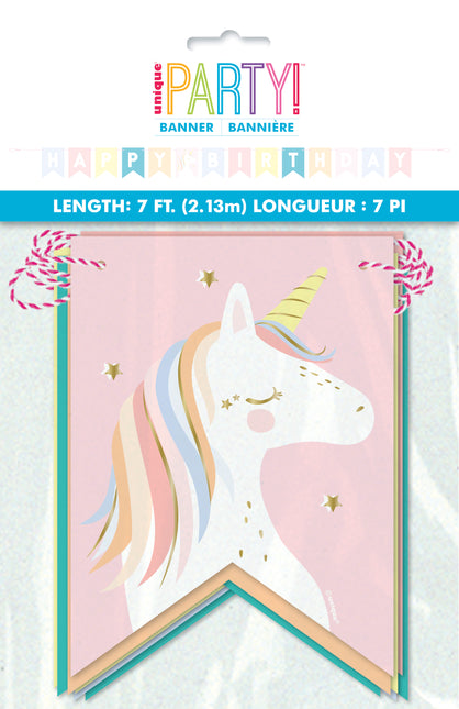 Happy Birthday Letterslinger Einhorn 2,13m