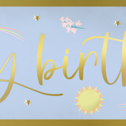 Alles Gute zum Geburtstag Banner Einhorn