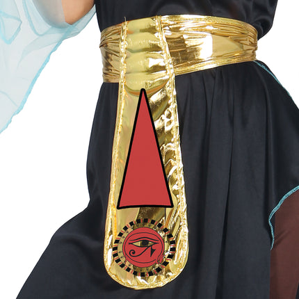 Kleopatra Kostüm Schwarz Gold Damen