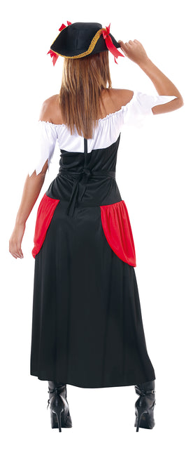 Piratenanzug Damen Rot Deluxe