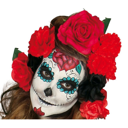 Halloween Kostüm Damen Kleid Skelett Day Of The Dead