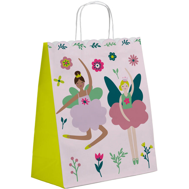 Ballerina Geschenktüte Papier 27cm 6Stk