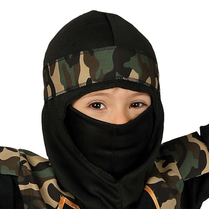 Ninja Anzug Kind Camouflage