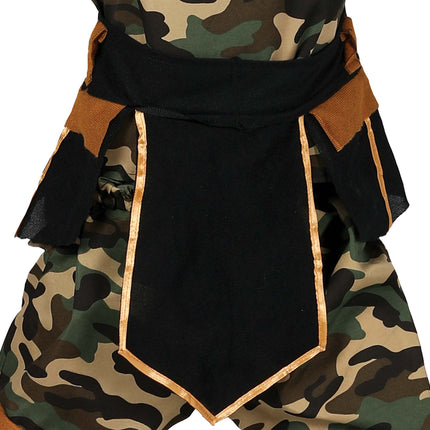 Ninja Anzug Kind Camouflage